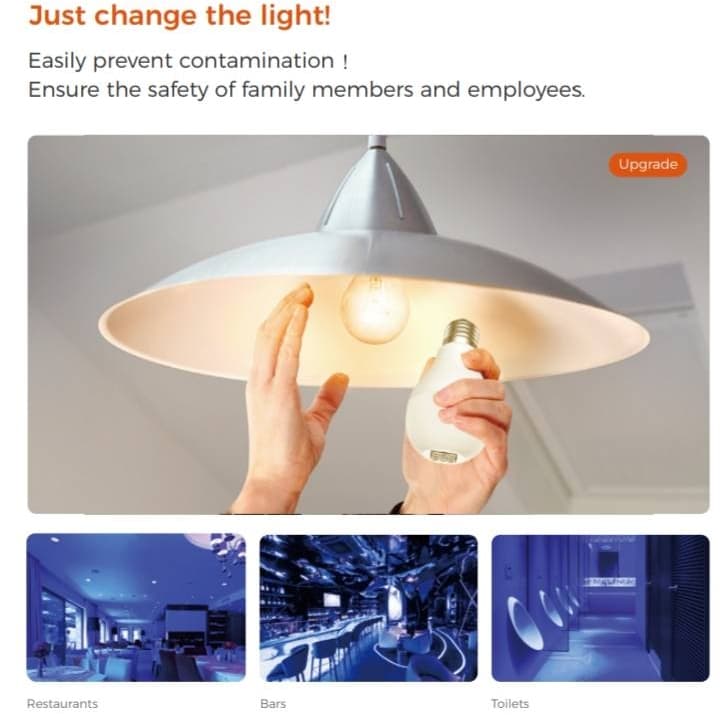 A60 LED LIGHT (for Disinfection From COVID-19)